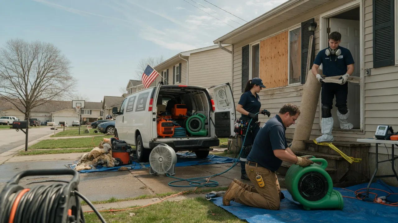 Water Damage Restoration in Mecca, IN near me